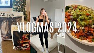 VLOG: new rugs, pr unboxing, chipotle order, etc. | Vlogmas Day 9