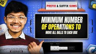 1769. Minimum Number of Operations to Move All Balls to Each Box | Prefix & Suffix Sums