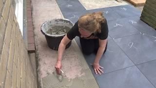 How to lay floor tiles - DIY with Nicole