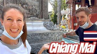 Chiang Mai Thailand Travel Vlog - the Silver Temple, Doi Suthep, Wat Chedi Luang, and cute cafes!