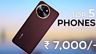 TOP 5 BEST PHONE UNDER 7000 IN 2024 | best mobile under 7000 in 2025