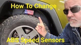 How to Change ABS Wheel Sensor on a Jeep JK #jeep #jeepjk