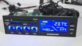 #1530 - Kingwin FPX-003 Multi-Function LCD Fan Controller Video Review