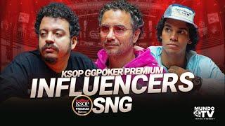 SNG DOS INFLUENCERS GGPOKER  - KSOP GGPoker RJ