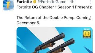 DOUBLE PUMP IS COMING BACK