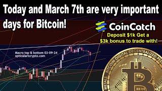 Today & March 7th very important for price of bitcoin!