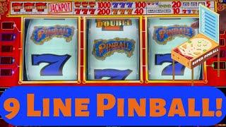 9 Line Pinball & Double Jackpot 777!