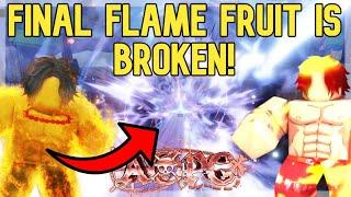 [AOPG] HOW TO GET NEW FINAL FLAME FRUIT + FULL SHOWCASE In A One Piece Game!