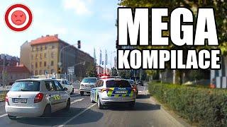 MegaKompilace 2 - KONFLIKT s Blbcem, Blokování SANITKY a Chycen POLICIÍ - Perly Ze Silnic 130