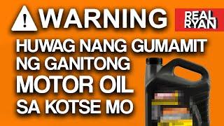 REAL TALK: BAKIT FULLY SYNTHETIC OIL DAPAT GAMIT MO