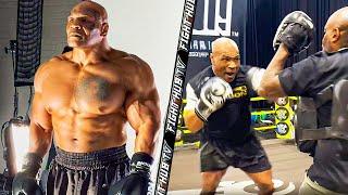 UNSEEN: Mike Tyson SMASHES Pads At 58yrs Old Ahead Of Jake Paul Fight (NEW Training Footage)