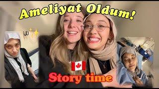 AMELİYAT OLDUM  *Story Time with TUTKU  *KanadadaFatma