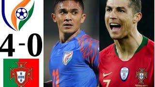 India V Portugal   || Match Highlights wc 2026 Qualified (4-0) #football #indianfootball