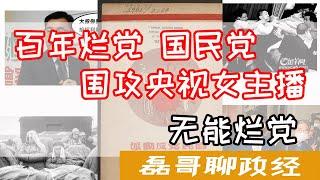 国民党蓝营围攻央视女主播李红/百年烂党无能下作/痛骂国民党