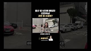 신민아 땅, 평당 5천에 매입!  과연 잘 산걸까? #shorts