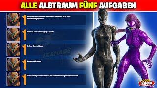 Alle Albtraum Fünf Aufgaben Fortnite Season 4 Kapitel 5 Albtraum Aufgaben