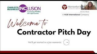 CCDP Contractor Spotlight Pitch Session