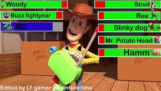 Toy Story Dog Chase (1995) with healthbars remake