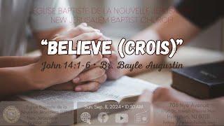 EBNJ Church Live-streaming (Sep. 8, 2024): "Believe" (John 14:1-6)