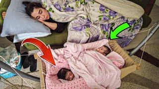 A vlog of a full day of our life with the twins | Cleaning the village house | My lovely twins