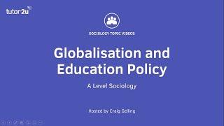 Globalisation and Educational Policy