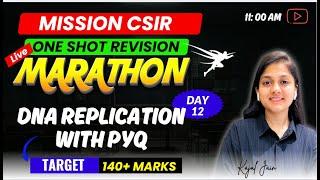 DNA Replication - Molecular Biology  - CSIR NET  Lifesciences June 2025