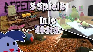 Ich habe 3 Spiele in je 48 Stunden erstellt | SambZockt Show