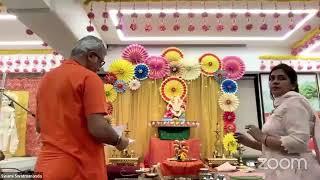 Ganesh Chaturthi - Day 3 - Satsang 2  - Chanting, Visarjan Pooja  & Talk on Ganesh Pancharatnam V…