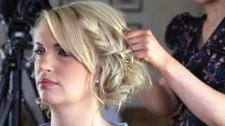 Wedding Hair Braided Bun - Pin-Up Hair