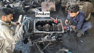 How They Mechanics ISUZU MANUAL TRANSMISSION with old school techniques
