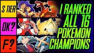 I Ranked All 16 Pokemon League Champions | Mr1upz