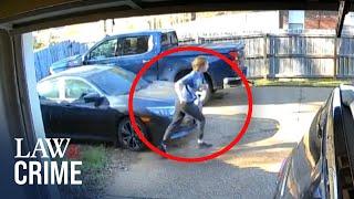 Surveillance Footage Shows Accused Teen Killer Fleeing From Home After Shooting Mother