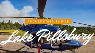 Wildland Fire Back Burn Helicopter Tour & Crew Interview