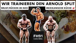 Brust & Rücken im Bodybuilding Paradies! Training im NICE Athletic Club & mexikanisches Essen 