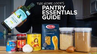 The Beginner's Guide to PANTRY ESSENTIALS + ORGANIZATION (w/ shopping list)