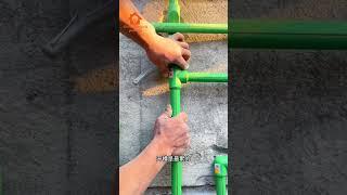 Water pipe installation skills #plumbing #plumbingservices #drainage