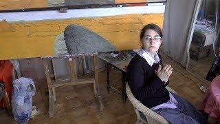 В мастерской художницы Аллы Полковниченко