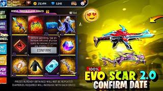 Evo Scar 2.0 Confirm Date ফাইনালি আসছে| Next Evo M1014 Return Event Bd Server | Free Fire New Event