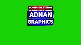 Adnan Graphics logo Animation