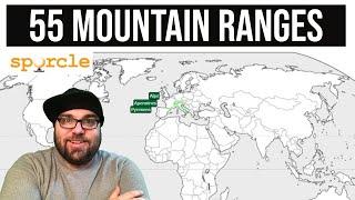 Mountain Ranges - a Sporcle Map Quiz. ️