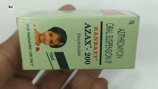 Azax 200 Suspension | Azithromycin oral Suspension | Azax 200mg Syrup Uses Benefit review dosage