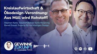 Aus Müll wird Rohstoff: Ökodesign-Verordnung & Kreislaufwirtschaft.