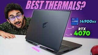 i9-14900HX + RTX 4070 in Action - Aorus 16X Gaming Laptop