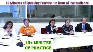 Speaking at home | conversation/audience practice | Speech Practice Audience - Impromtu