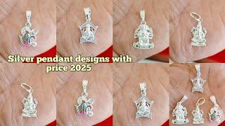 latest Silver Chain pendant designs with price 2025