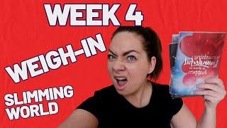 WEEK 4 WEIGH IN - SLIMMING WORLD WEIGHT LOSS JOURNEY