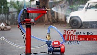 Making of 360° Rotating Fire Protection System | Mechanical Project