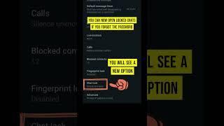 Forgot Your WhatsApp Chat Lock Password? Here's How to Unlock It #whatsapp