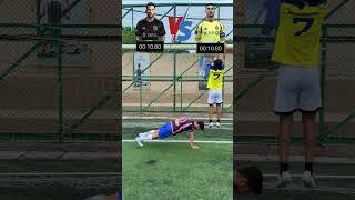 Messi’s one-hand plank  vs Ronaldo’s pole hang 🪵 — Who holds it longer? #football #ronaldo