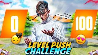 01 TO 100 LEVEL CHALLENGE IN GARENA FREE FIRE SOLO RANK PUSHING |